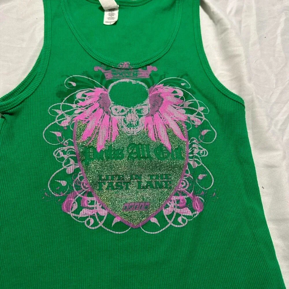 graphic biker tank - Picture 2 of 5
